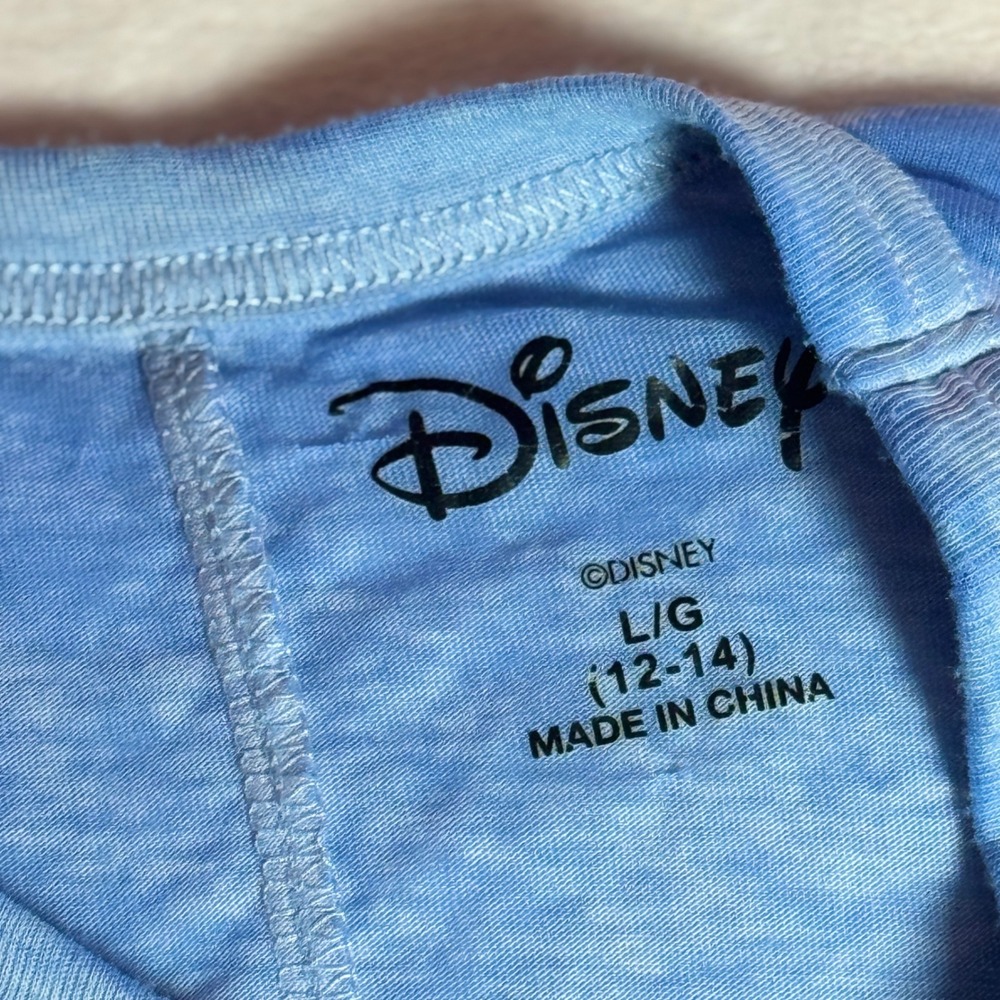 Disney Stitch "Just One of Those Days" 3-Piece‎ Women's Blue Pajama Set Size L - Picture 5 of 6